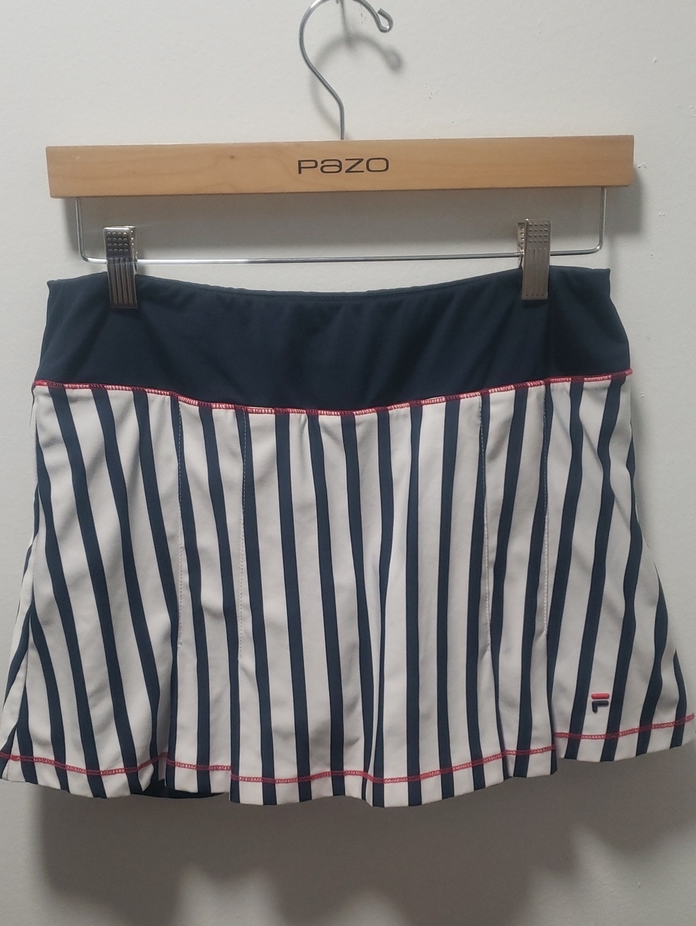 Fila Navy Striped Tennis Skirt